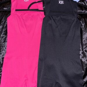 Stylish Pink and Black Jumpsuits